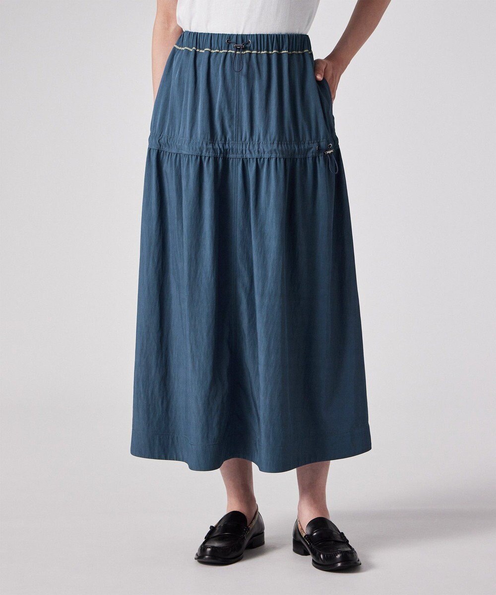 Paul Smith ドロストコード レーヨン スカート 