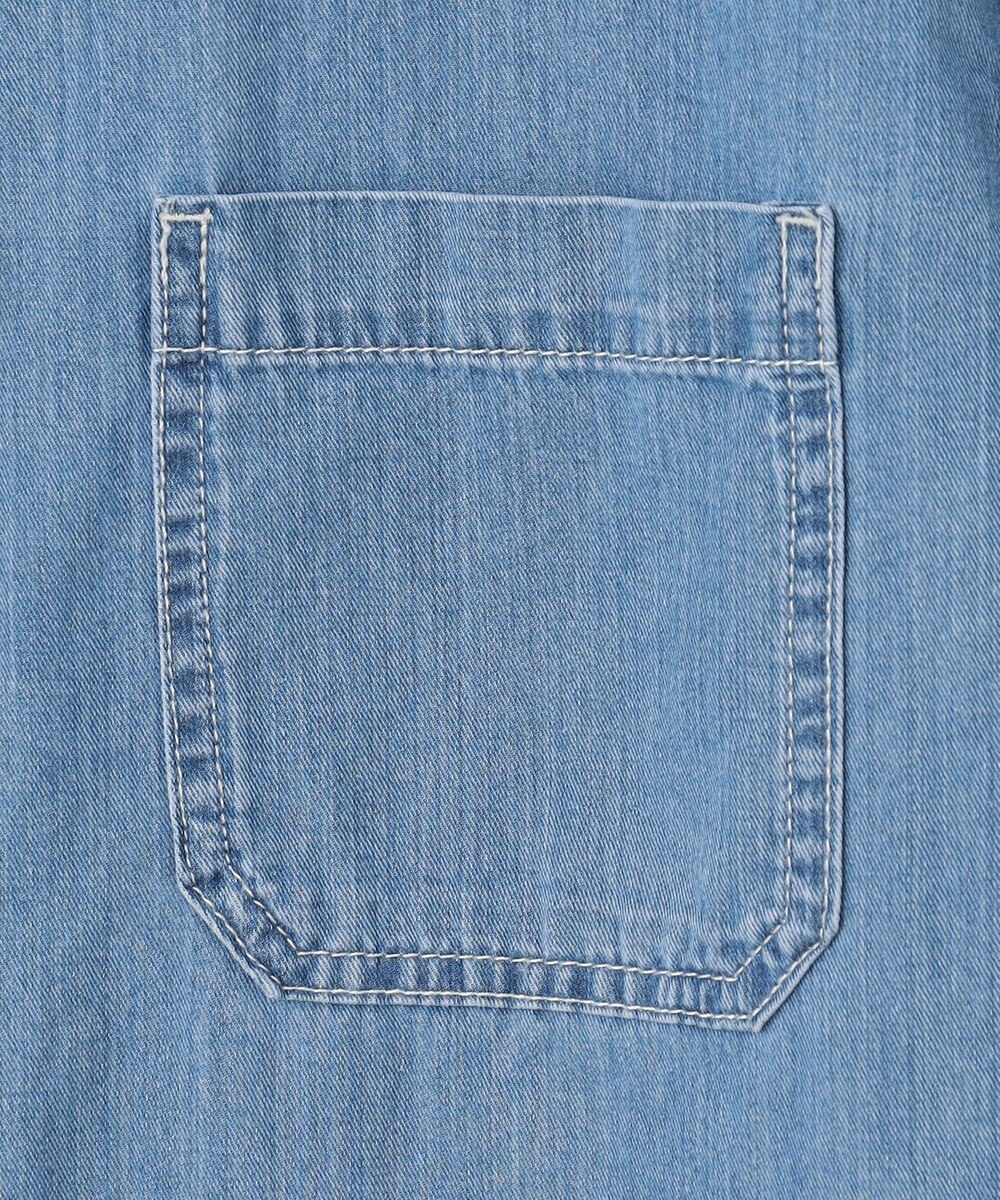 J.PRESS LADIES 【洗える】5ozバージラコンパクト デニムシャツ 