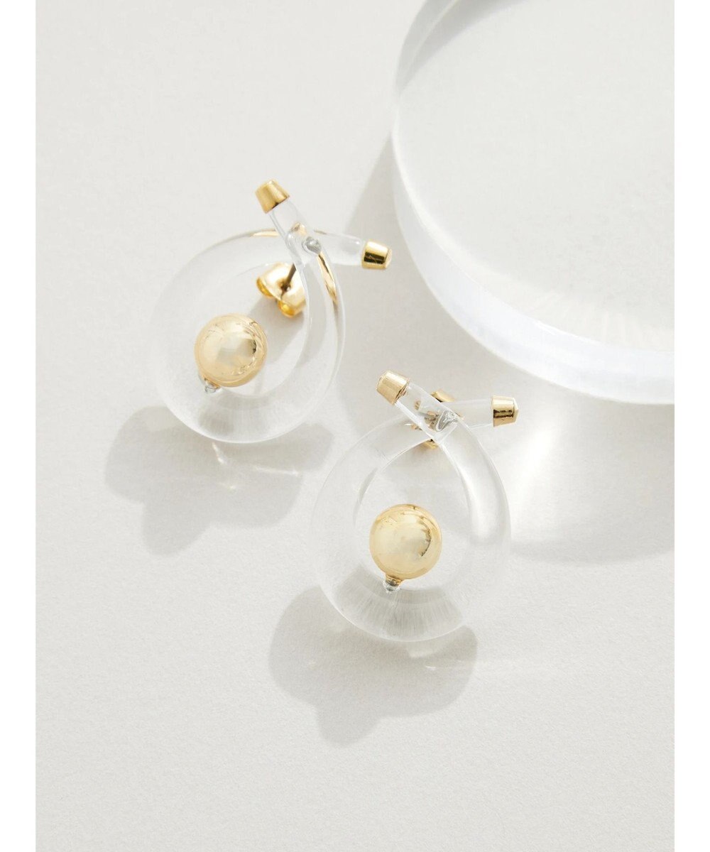 Green Parks ・ＨＡＬＦ　ＴＩＭＥ　クリアサークルピアス 