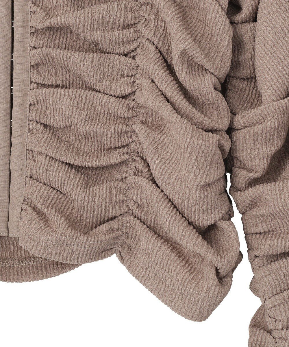 earth music&ecology フロントホックシャーリングトップス 