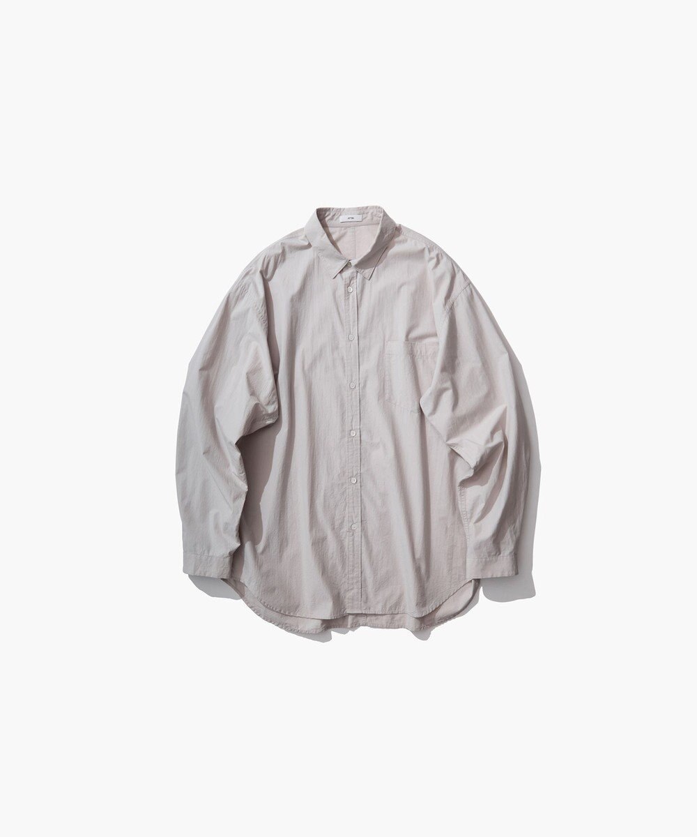 ATON SUVIN BROAD | ウォッシュドシャツ - UNISEX 