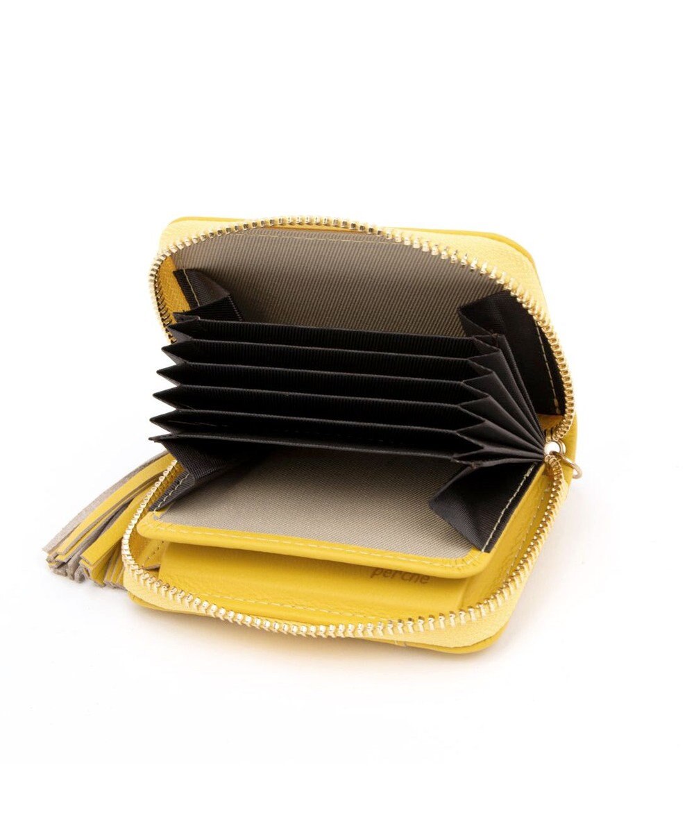 UNBILLION ペルケ perche / ドット型押し・ジャバラチャームウォレットショルダー 