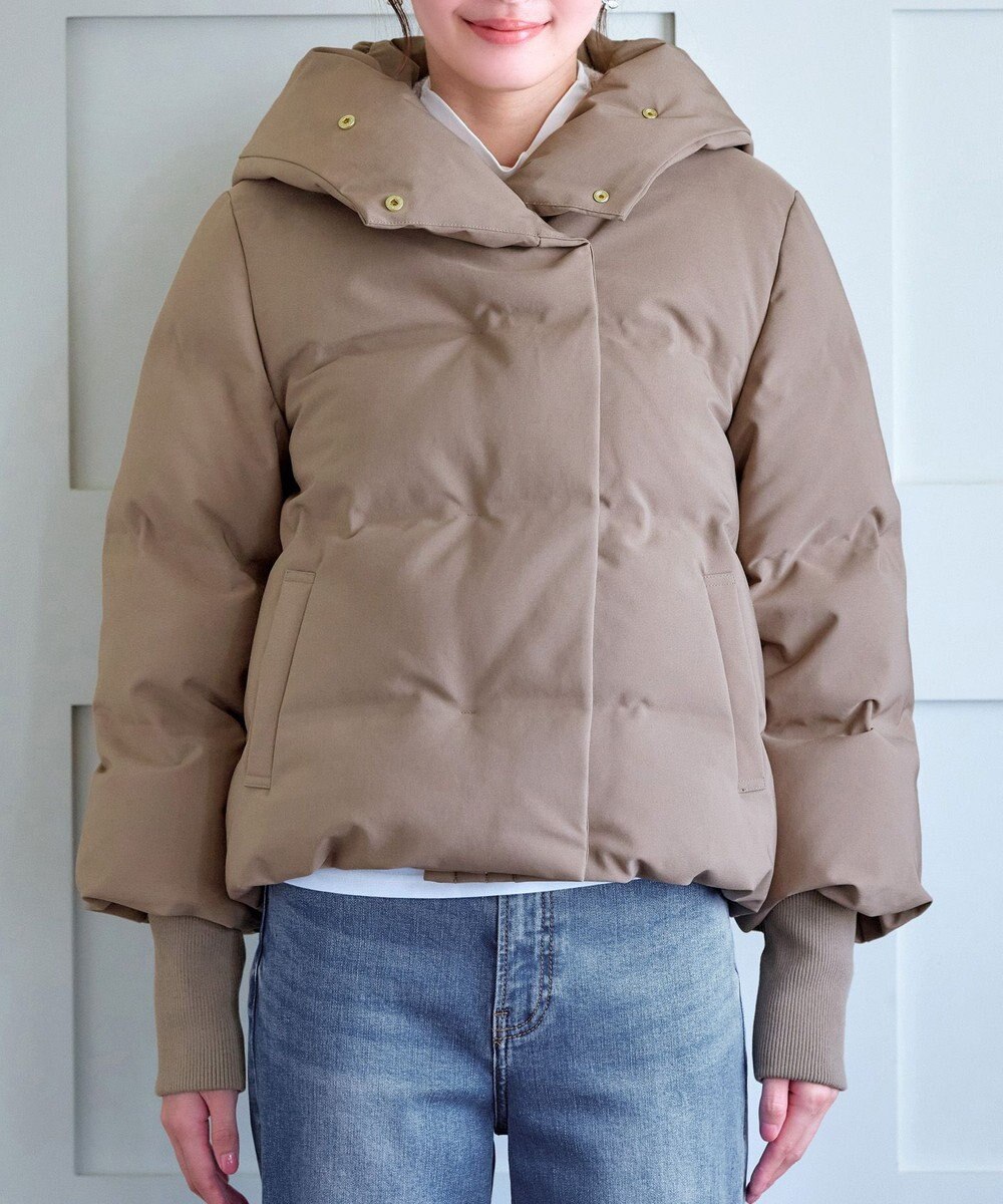 Tiaclasse 袖口リブデザインシームレスダウン 