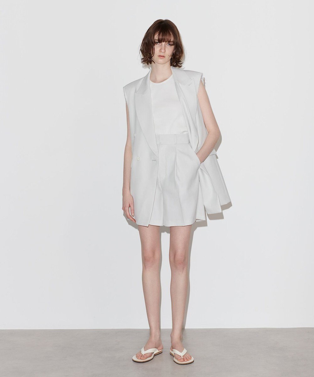 NAVE 【Nave】ウールポリエステルツイル ショートパンツ 