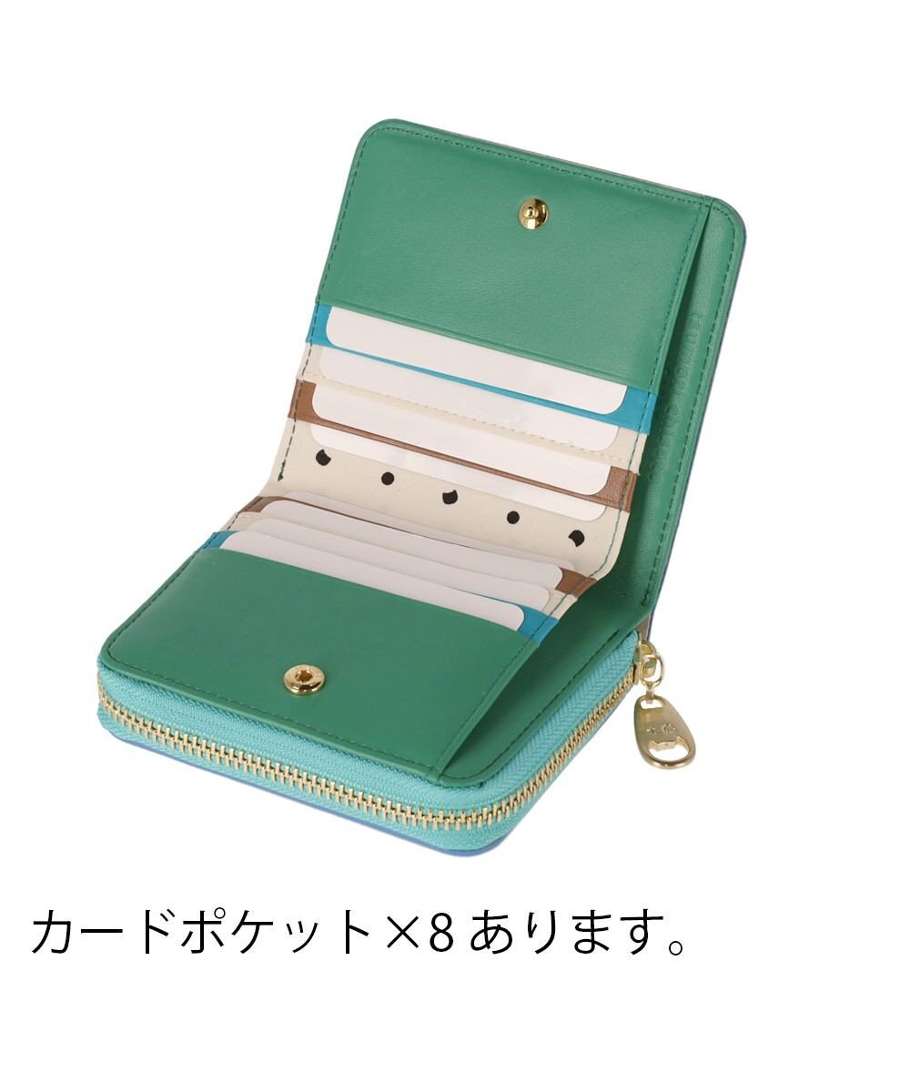 tsumori chisato CARRY くもマーク 財布 2つ折り ラウンドファスナー小銭入れ 