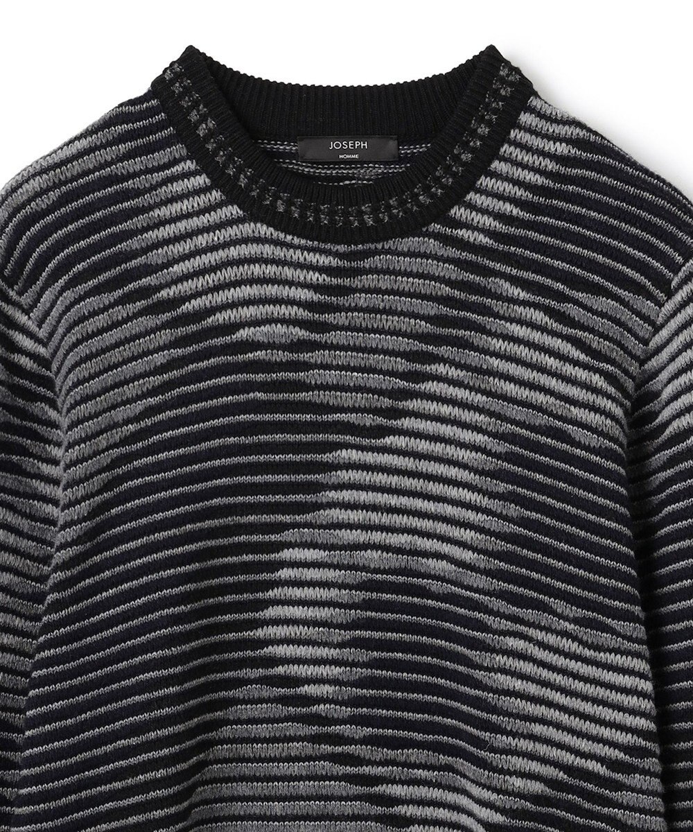 JOSEPH HOMME モロッカンブラインドジャガード　クルーネックニット 