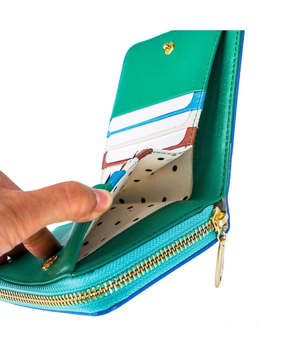tsumori chisato CARRY くもマーク 財布 2つ折り ラウンドファスナー小銭入れ 