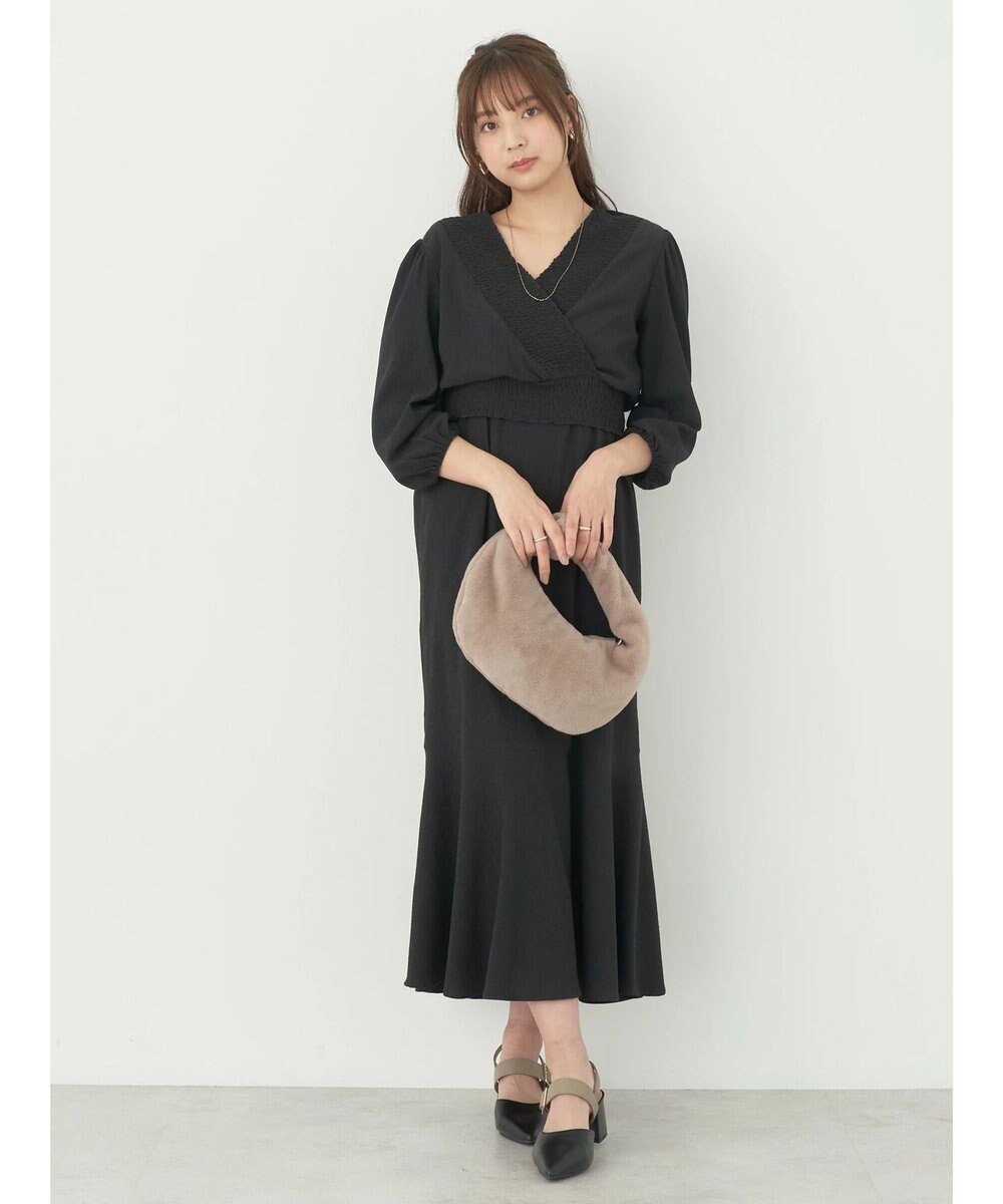 earth music&ecology ＳＥＴ２点カシュクールプルオーバー＋ワンピース 