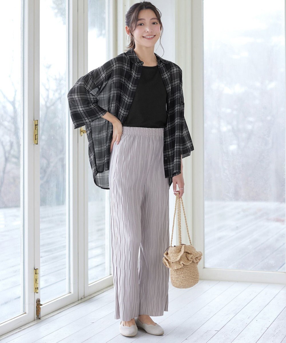 Tiaclasse シアーシャツ＋タンクトップセット（2点セット） 