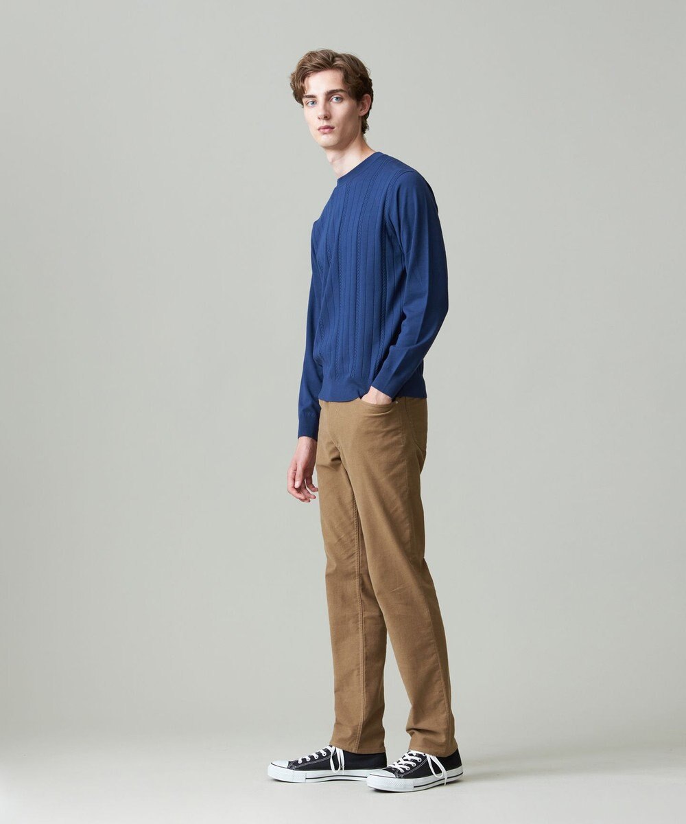 J.PRESS MEN 【ストレッチ性 / イージーケア】【FLEX YARN】クルーネックニット 