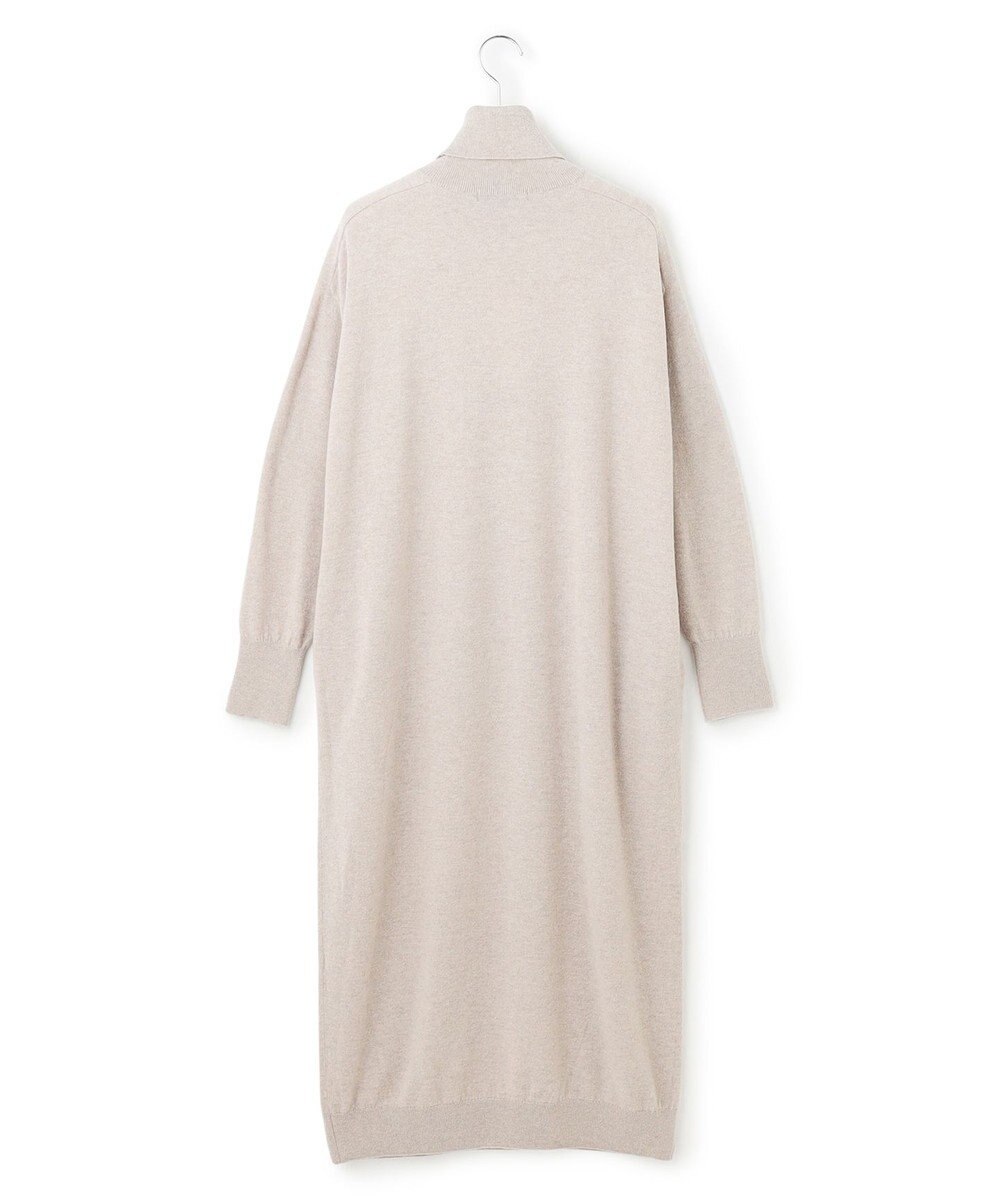 23区 S 【洗える】カシミヤブレンド タートルネック ニットワンピース 