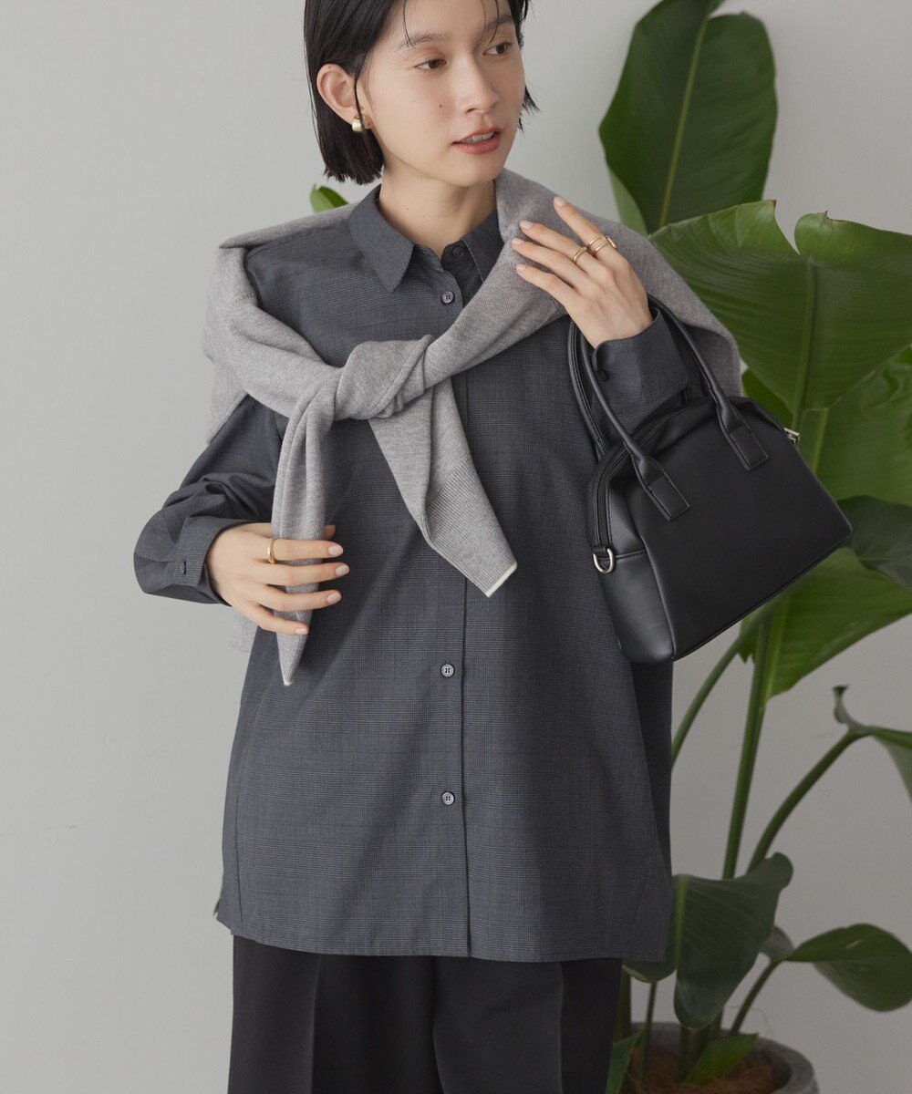 AMERICAN HOLIC イージーケアコクーンバックタックシャツ 