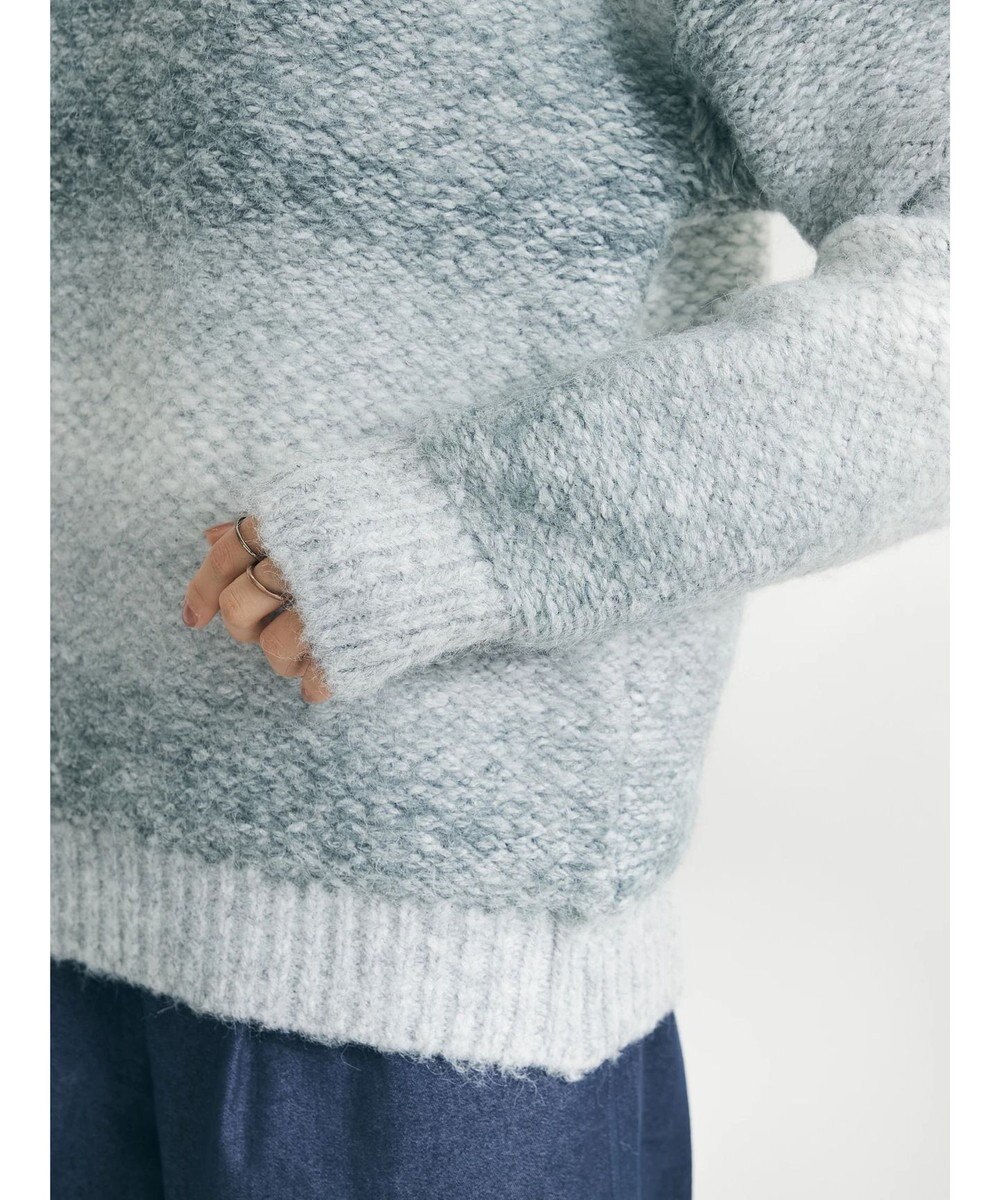 CRAFT STANDARD BOUTIQUE グラデーションクルーネックプルオーバー 