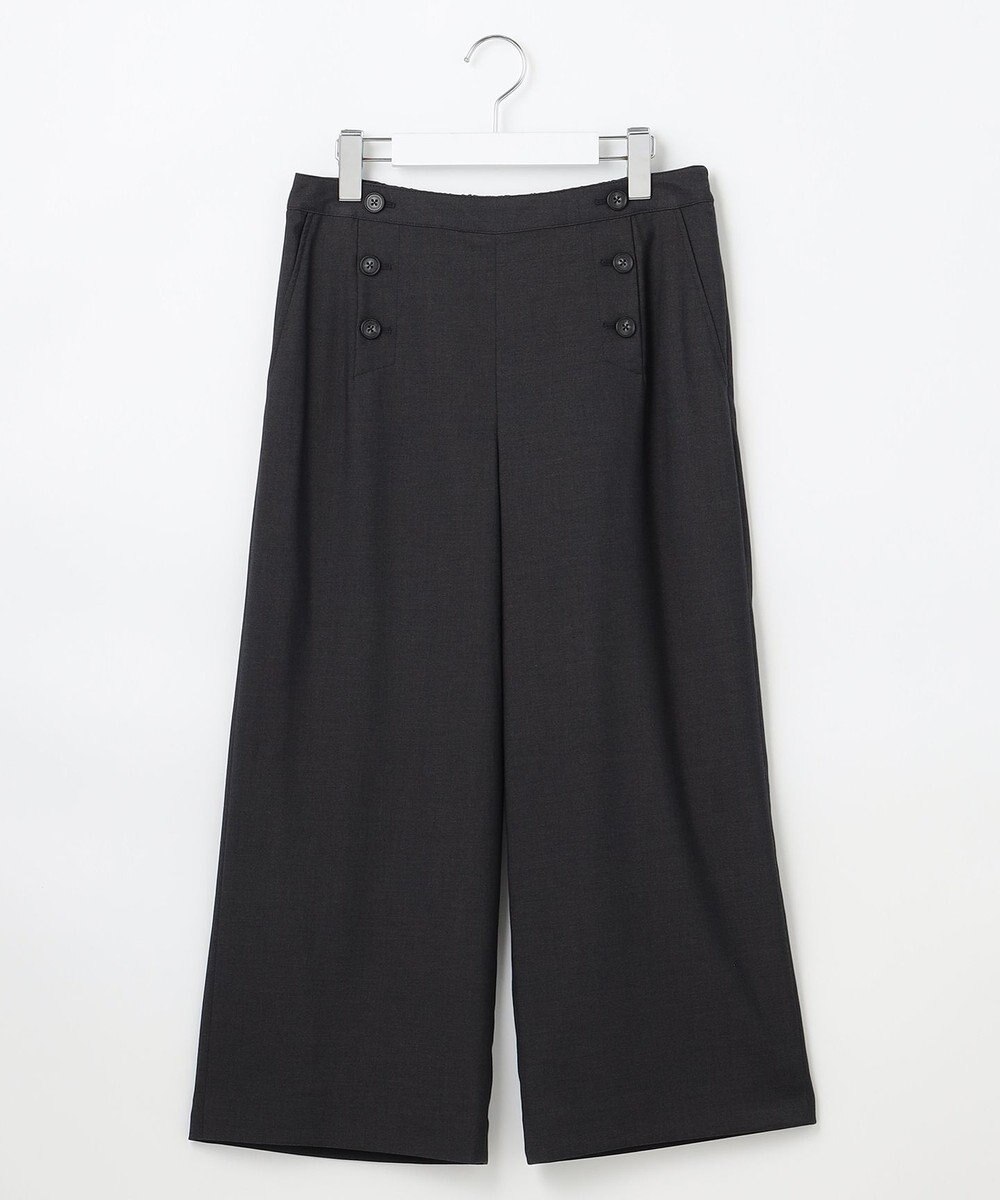 J.PRESS LADIES L 【洗える】T/Rウォッシャブルギャバ マリン パンツ 