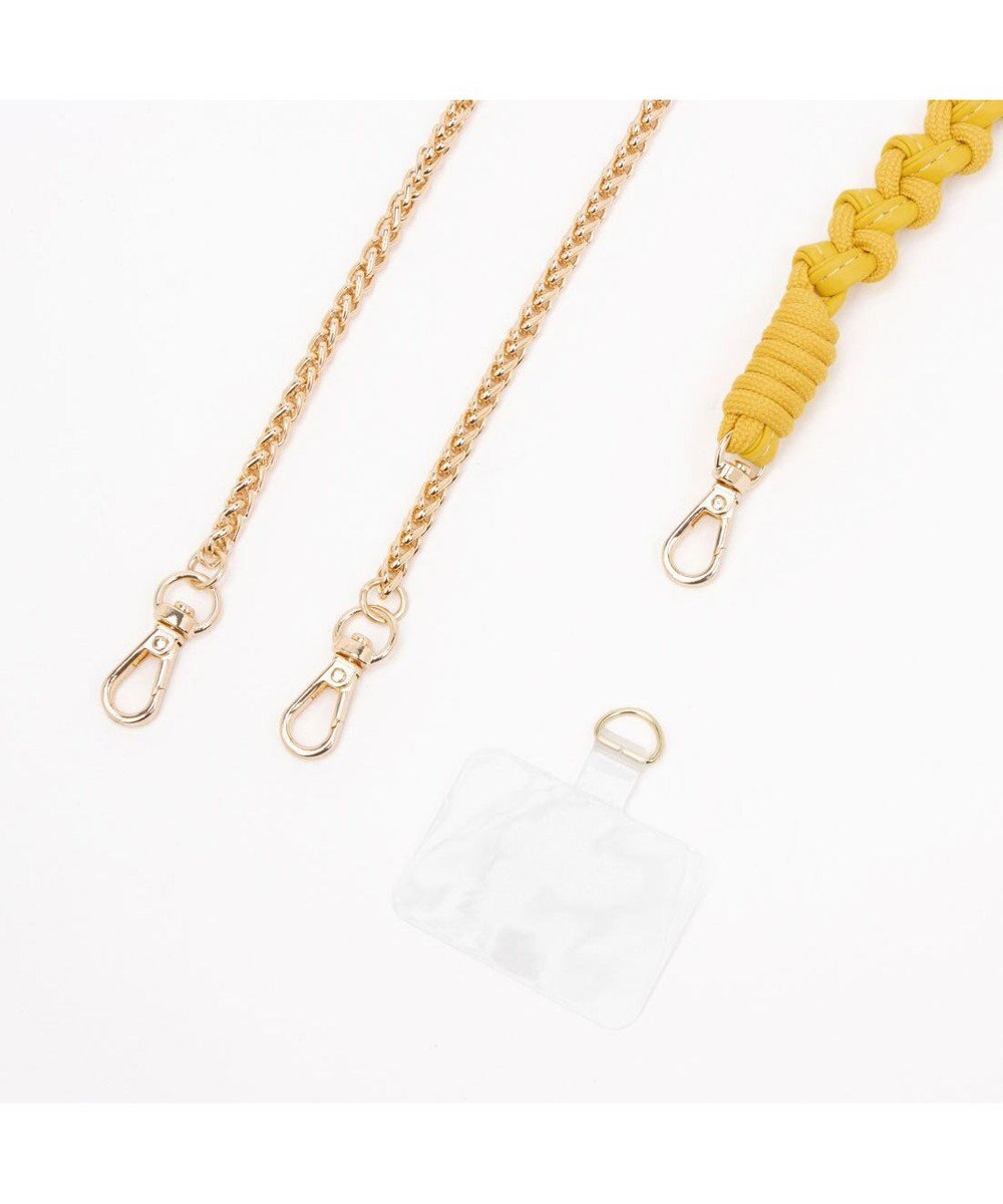 UNBILLION ペルケ perche / ドット型押し・ジャバラチャームウォレットショルダー 