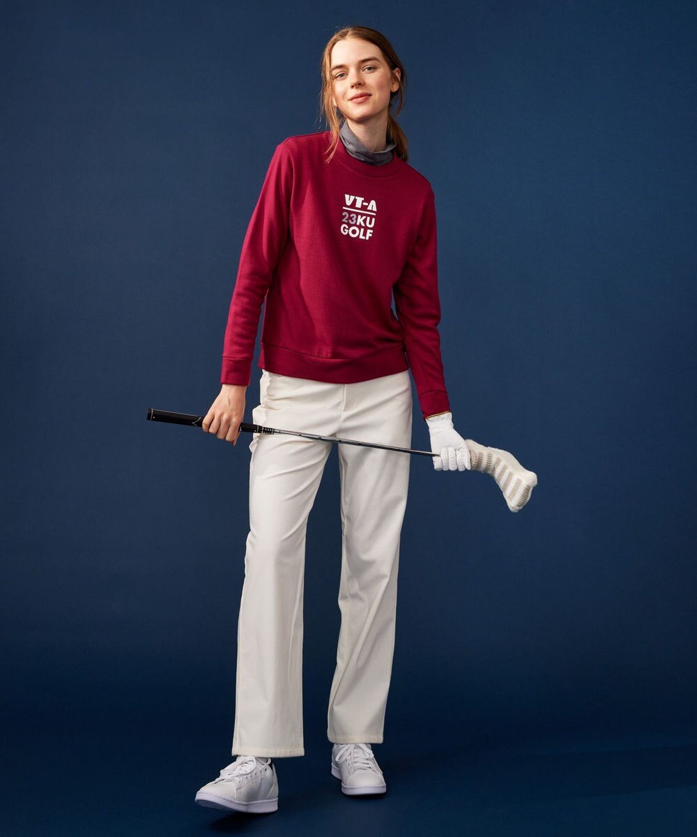 23区GOLF 【WOMEN】【吸湿発熱】グランサーモ裏毛 プルオーバー 