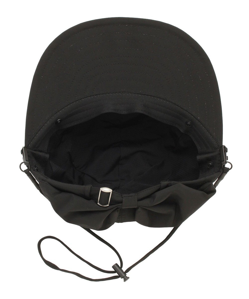 MOONBAT 【遮光100％/UVカット100％】フワクール (Fuwacool)  日差しを完全遮断バッククリボンワイドキャップ　遮光100　UV100 