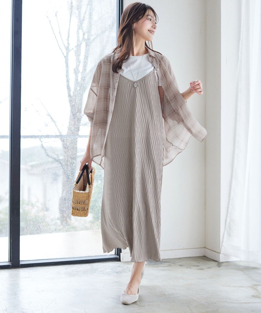 Tiaclasse シアーシャツ＋タンクトップセット（2点セット） 