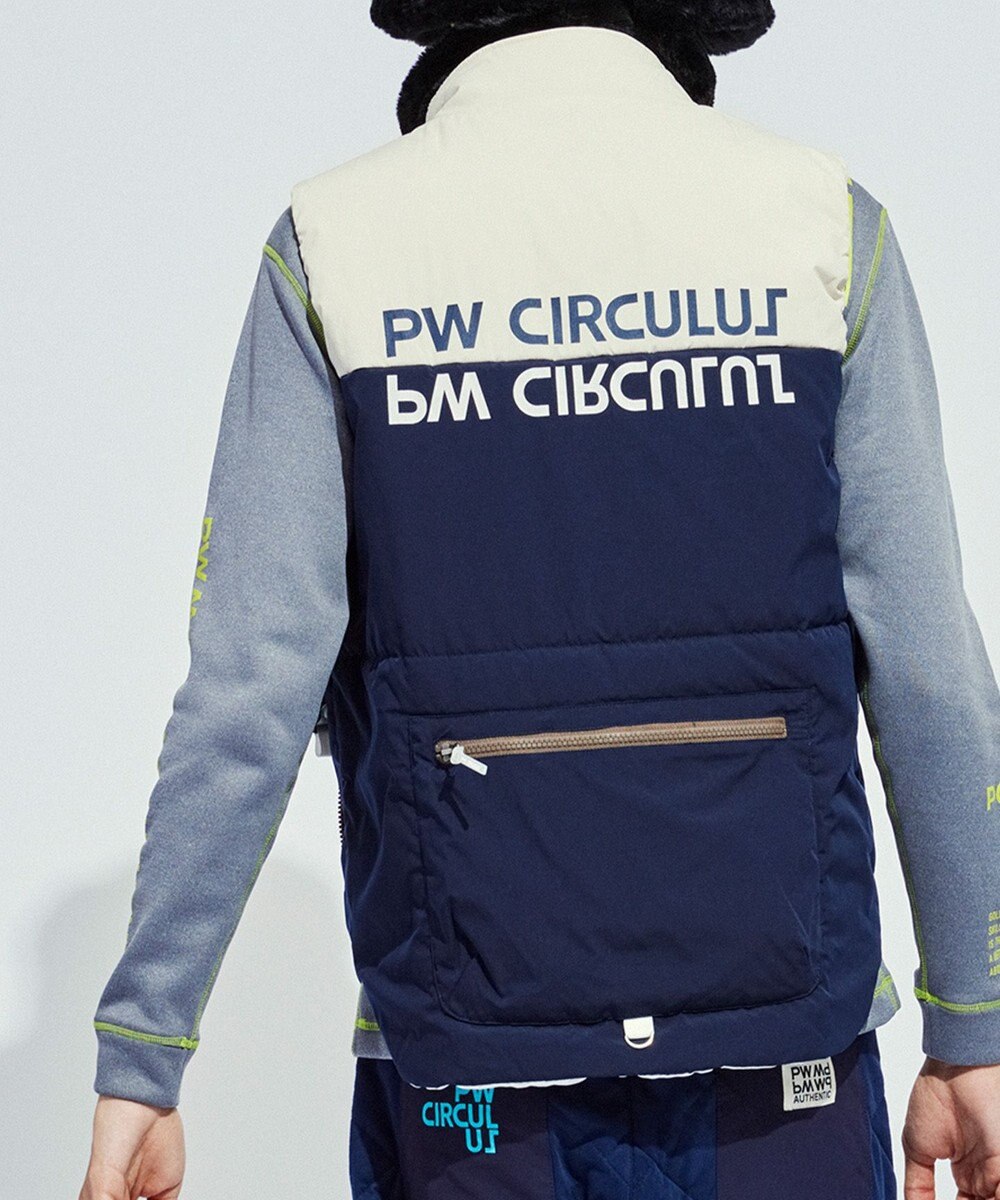 PW CIRCULUS 【手軽に防寒】【MEN】中綿ベスト 