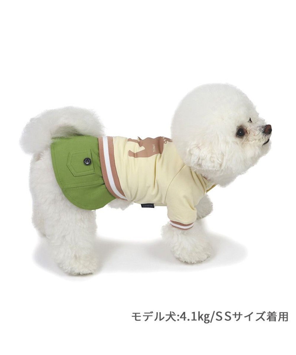 PET PARADISE J.PRESS バックブルドッグ スカートつなぎ 小型犬 