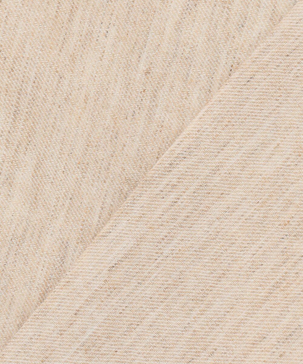 自由区 【カタログ掲載・接触冷感・UVカット・洗える】リネンミックスツィル ジレ 