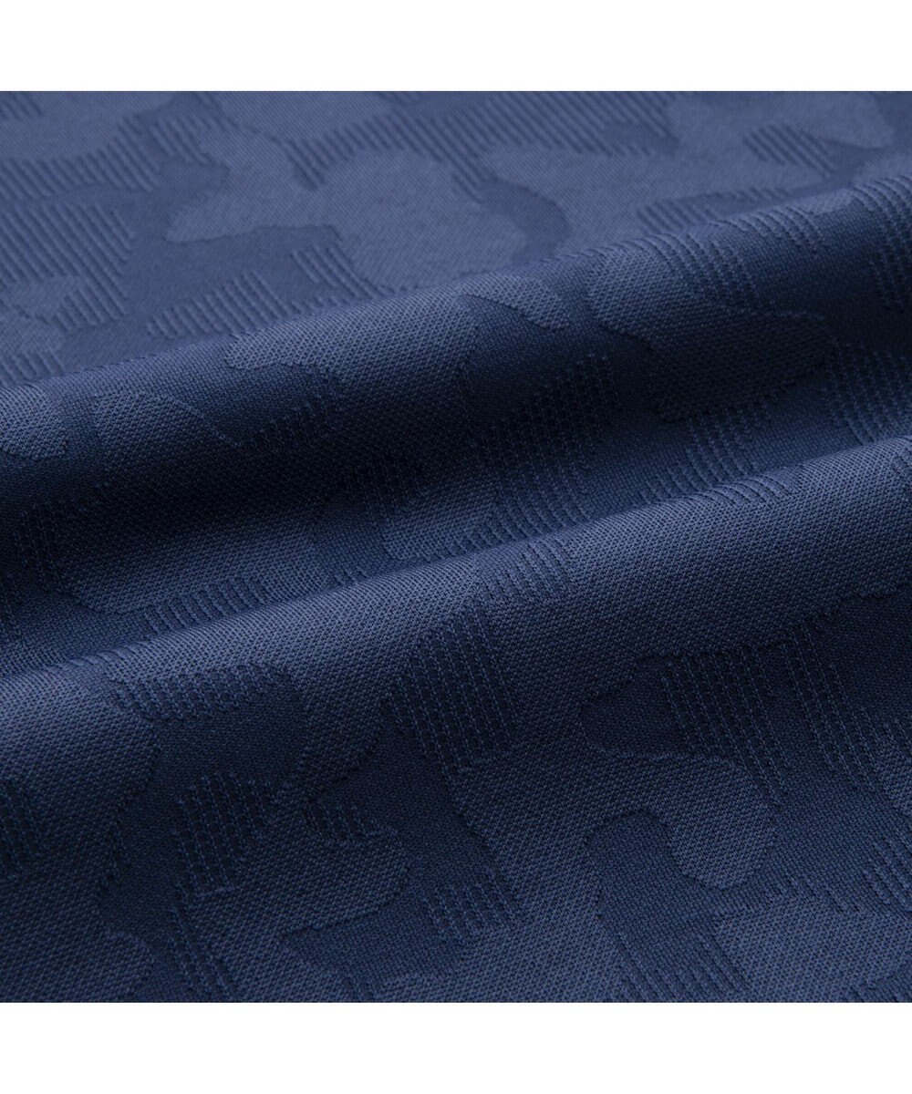 ZERO HALLIBURTON エレガントカモ柄ジャガードポロシャツ ZHG-M5S8a 82956 