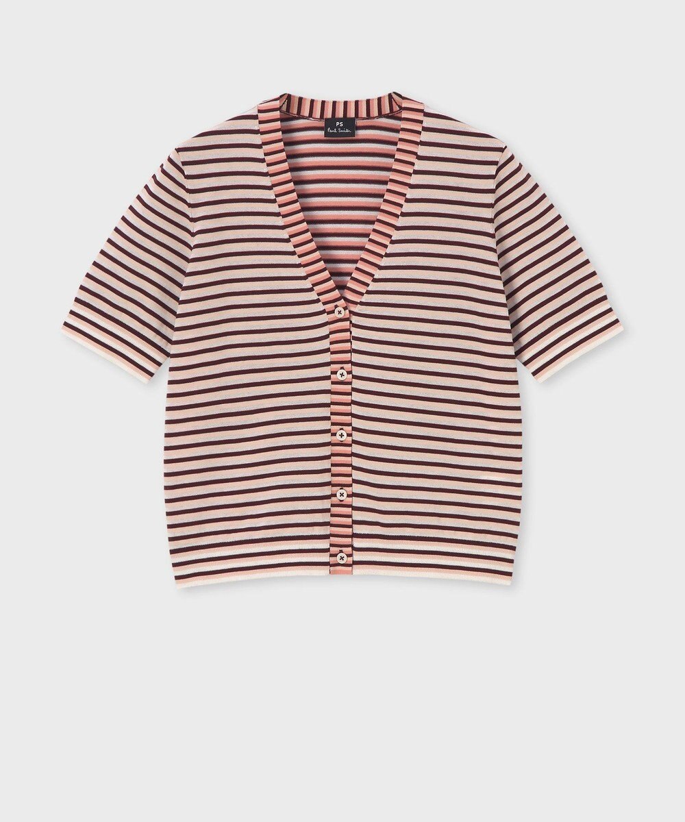Paul Smith 【洗える】マルチボーダー ニット カーディガン 