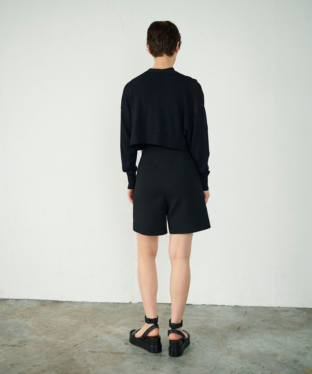 GRACE CONTINENTAL ショートドルマンニットカーディガン 