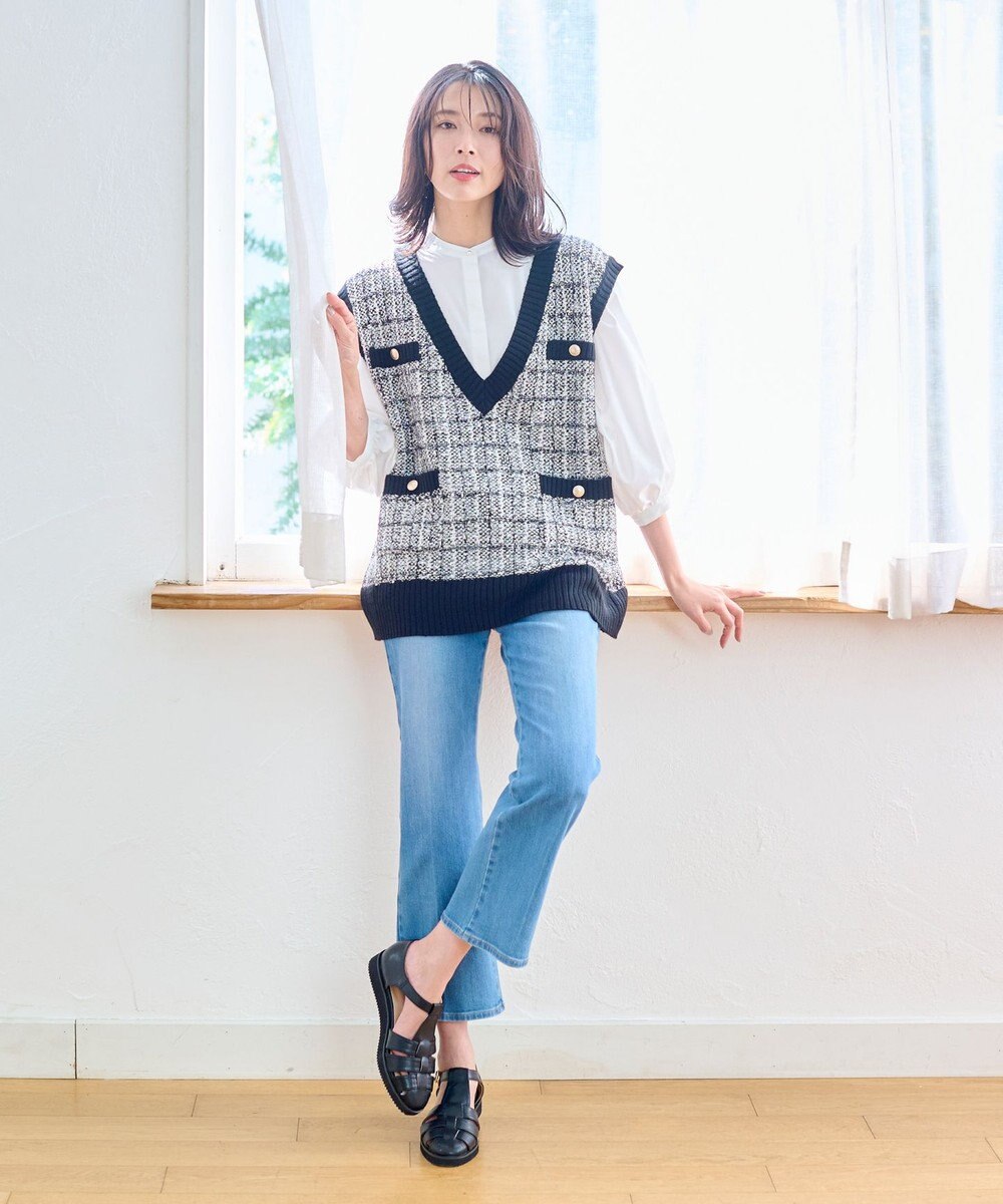 ANY 【UVカット・吸水速乾・抗菌防臭】バルーンスリーブブラウス 