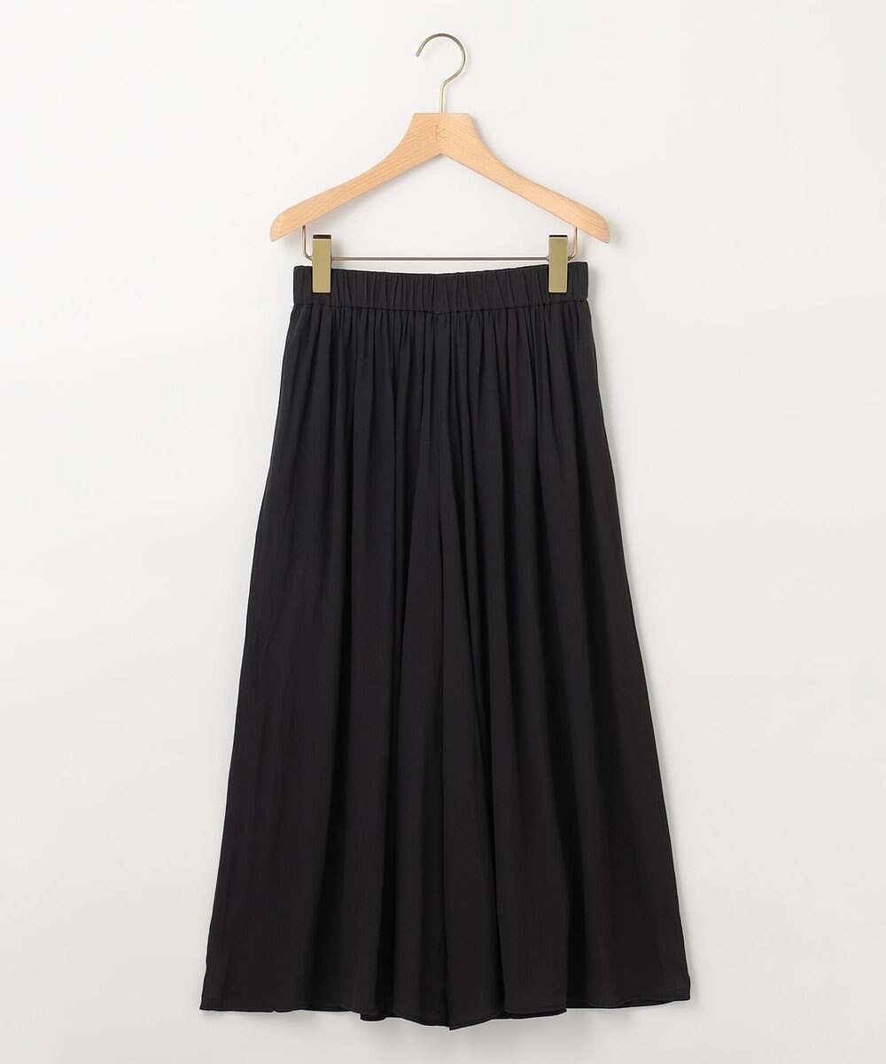 組曲 【ウエストゴム・WEB限定】シアープリーツライクシフォン パンツ 