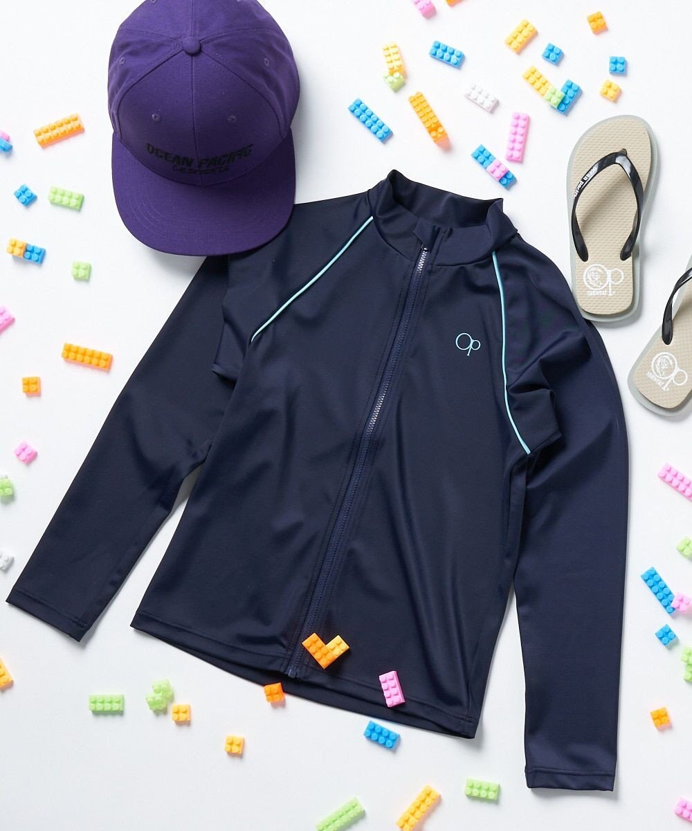 OP／FILA 【Ocean Pacific】スクールラッシュガード 