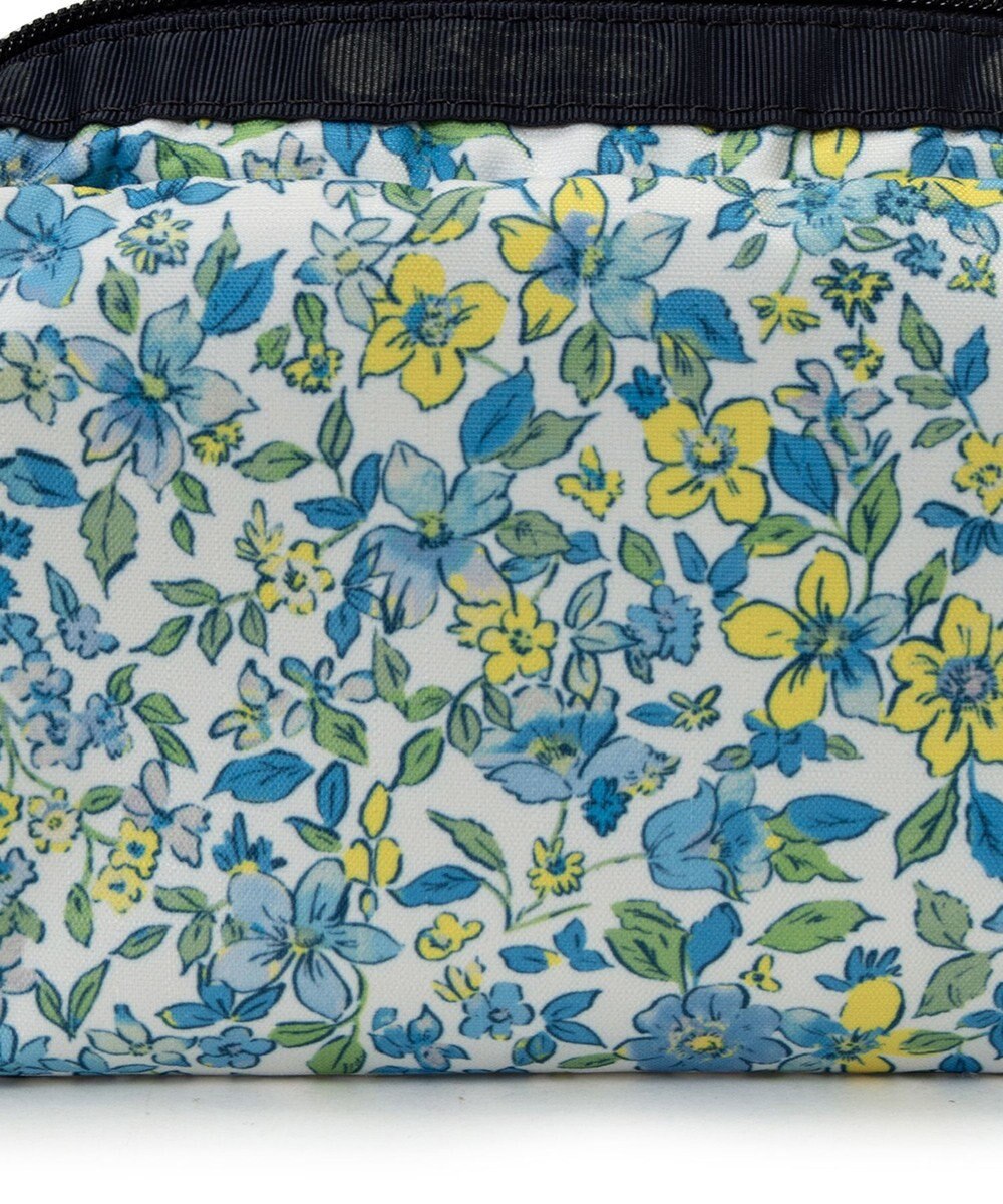 LeSportsac RECTANGULAR COSMETIC/タペストリーフラワーブルー 