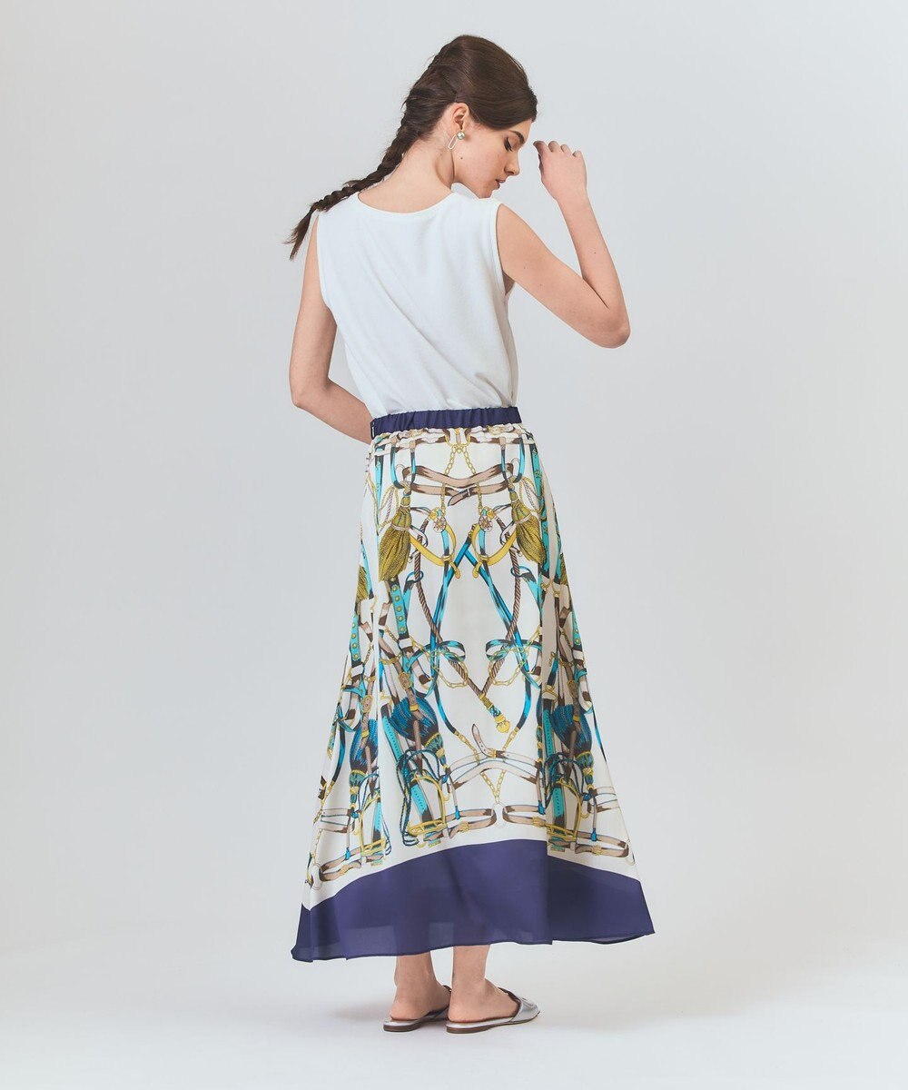 GRACE CONTINENTAL マリンスカーフロングスカート 