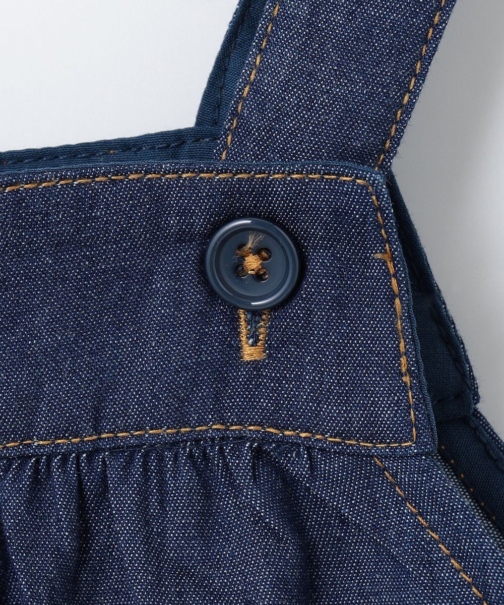 組曲 KIDS 【80-100㎝】デニム ジャンパースカート 