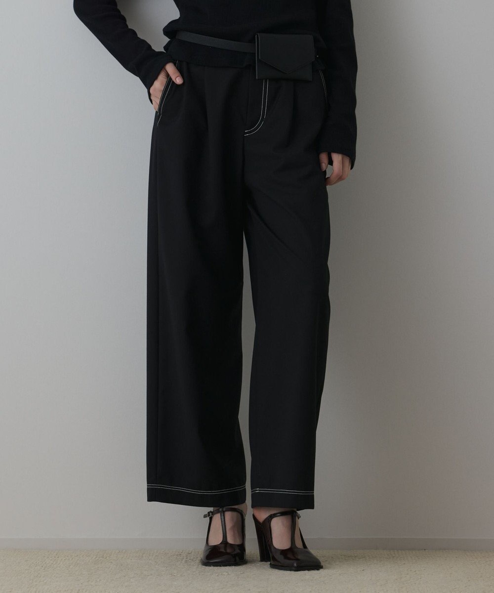 GRACE CONTINENTAL タックカーブパンツ 