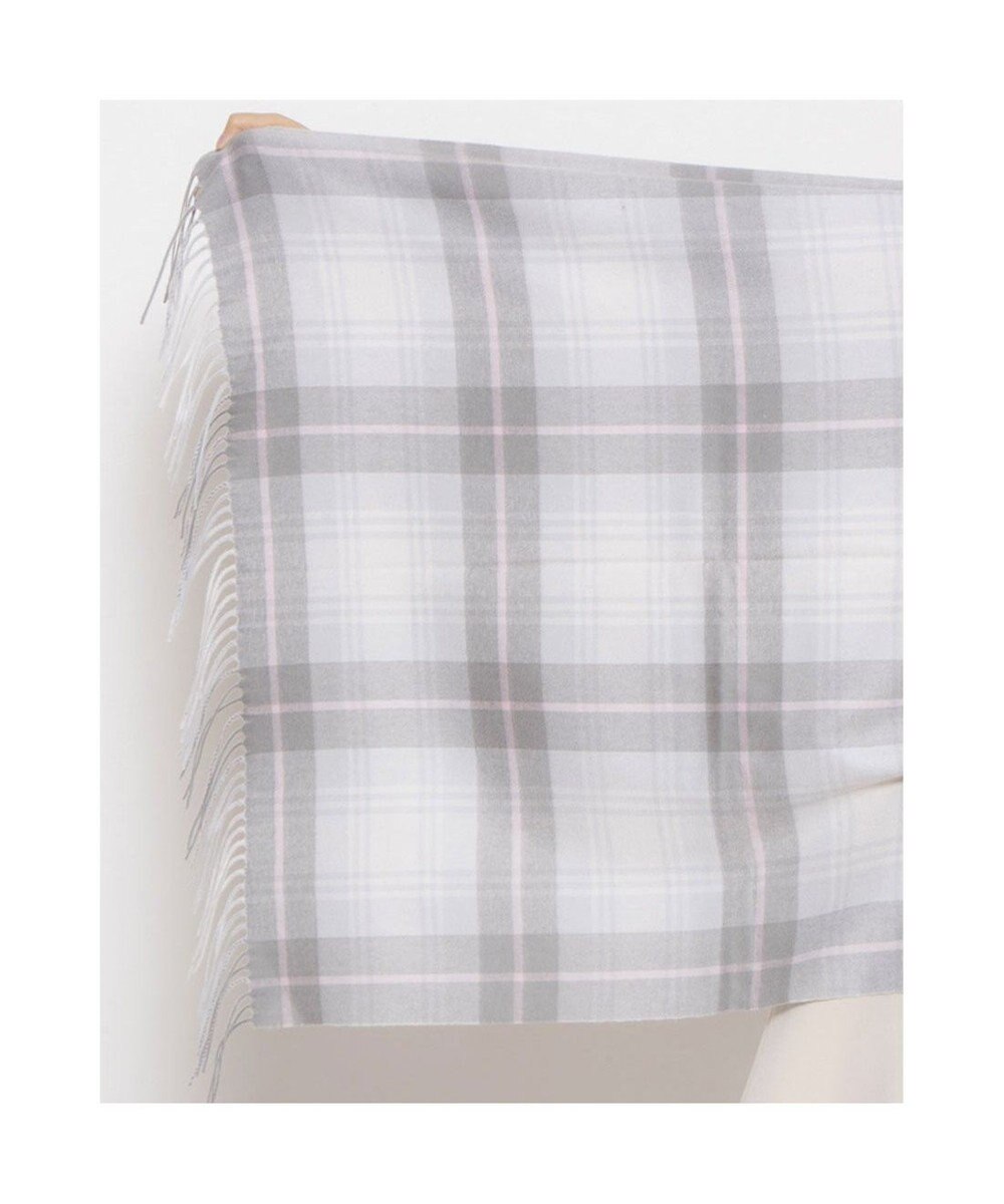 UNBILLION カシュネ cache nez / カシミヤ紡毛チェックストール 