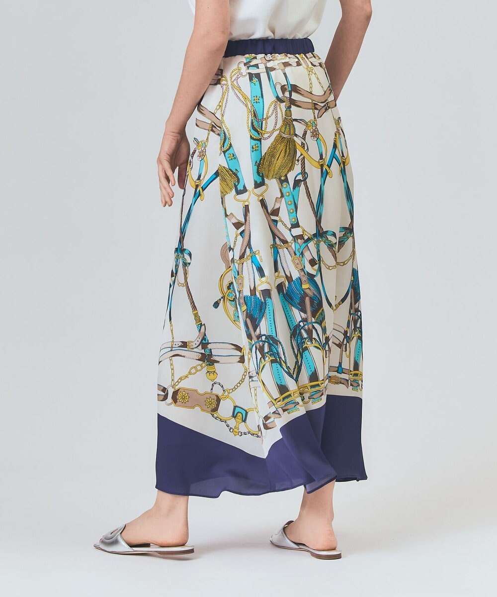 GRACE CONTINENTAL マリンスカーフロングスカート 