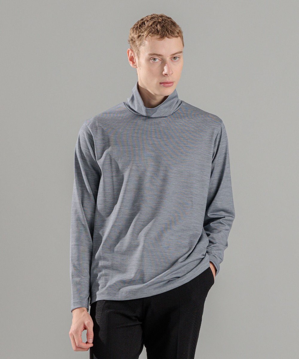 JOSEPH HOMME ウールジャージーウォッシャブル　タートルネック 