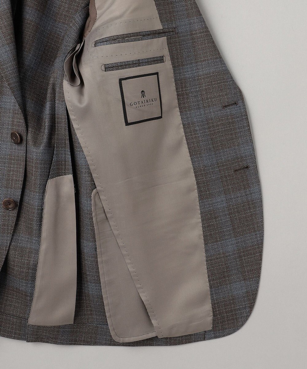GOTAIRIKU 【REDA】TIMELESS HARMONY ジャケット_ブラウン×ブルー 