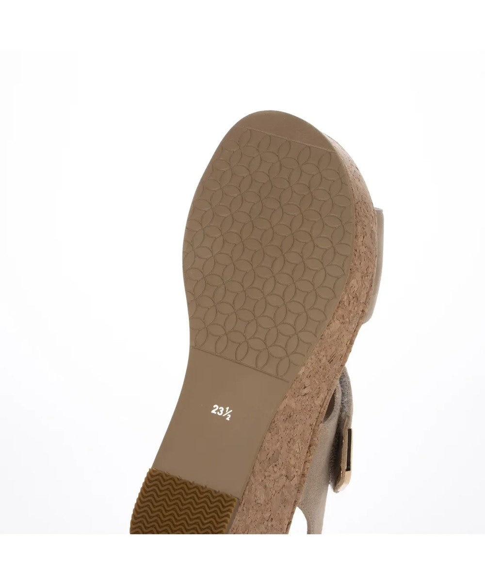 ing <ing>ワンポイントウエッジソールサンダル 