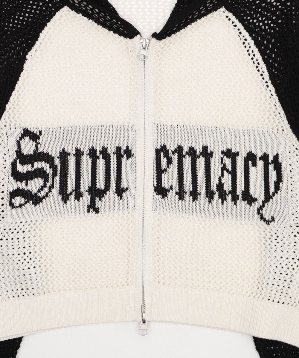 WEGO ラグランメッシュニットショートパーカー 