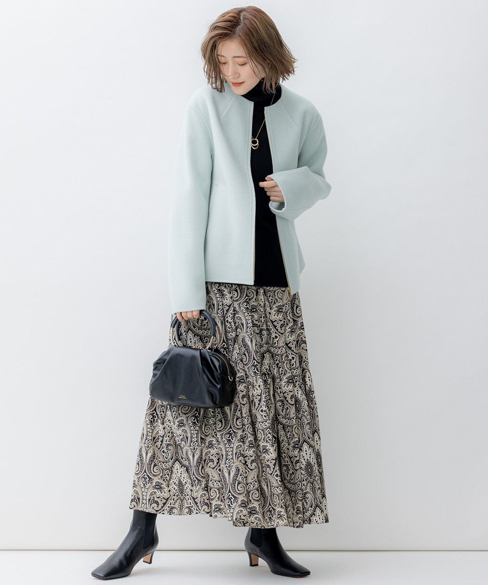 23区 ウールリバー ショート ブルゾン 