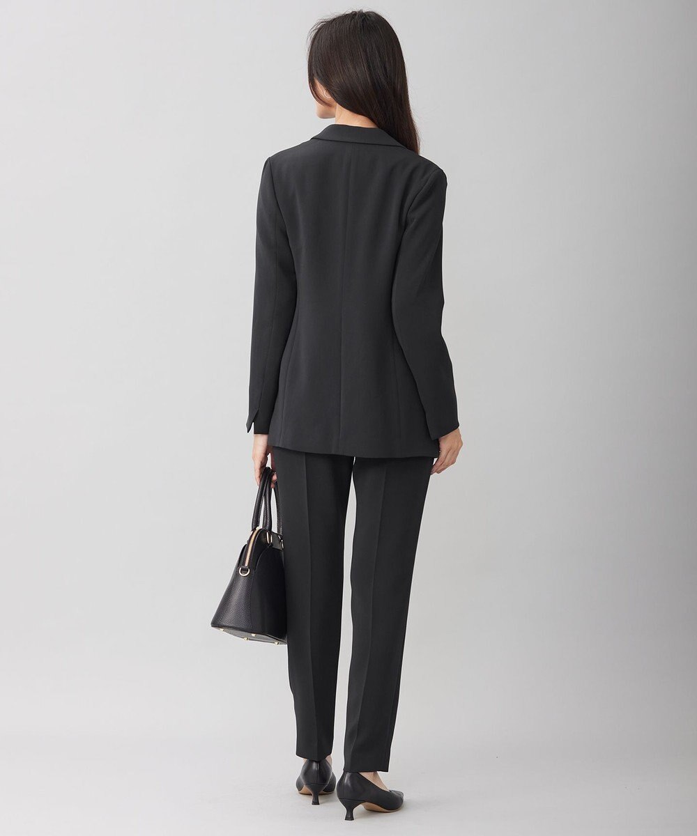 自由区 【セットアップ対応・洗える】トリアセダブルクロステーラード ジャケット 