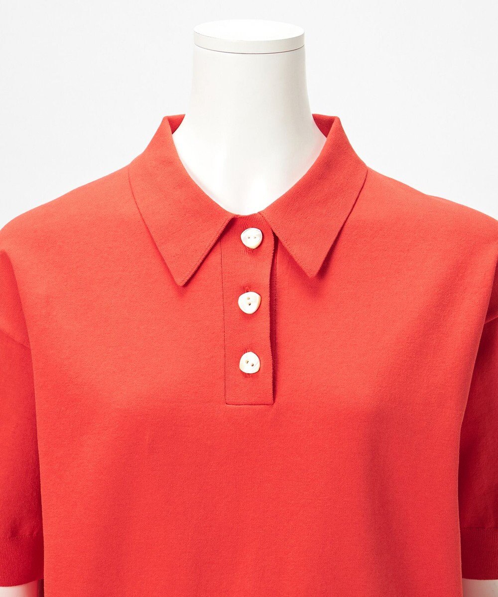 23区 L 【R(アール)】アイスニット 襟付きデザイン トップス 