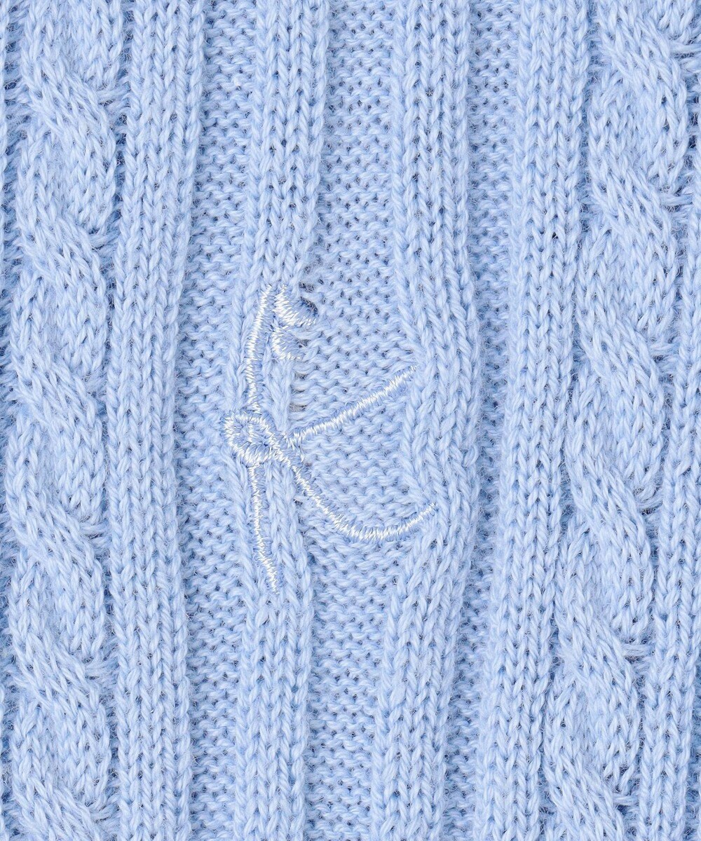 組曲 KIDS 【150-160㎝】フラワードット リブニット 