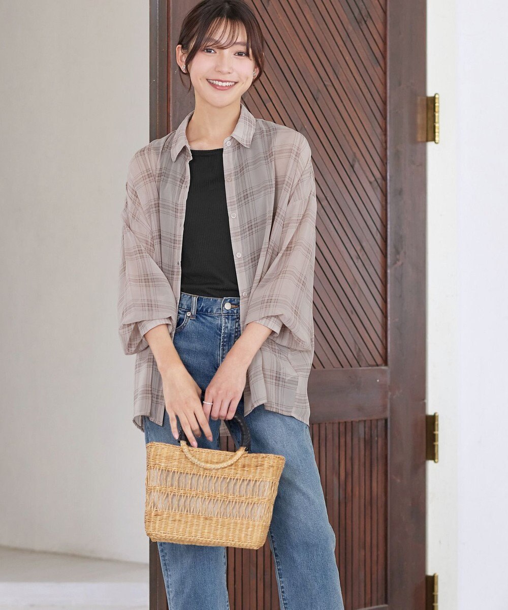 Tiaclasse シアーシャツ＋タンクトップセット（2点セット） 