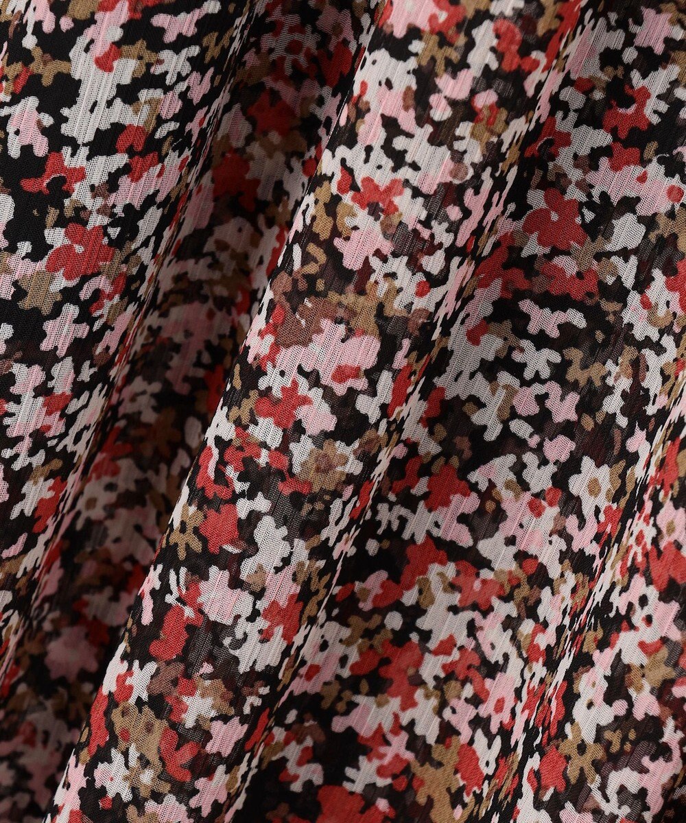 組曲 【先行予約】インプレッションフラワープリント フレアワンピース 