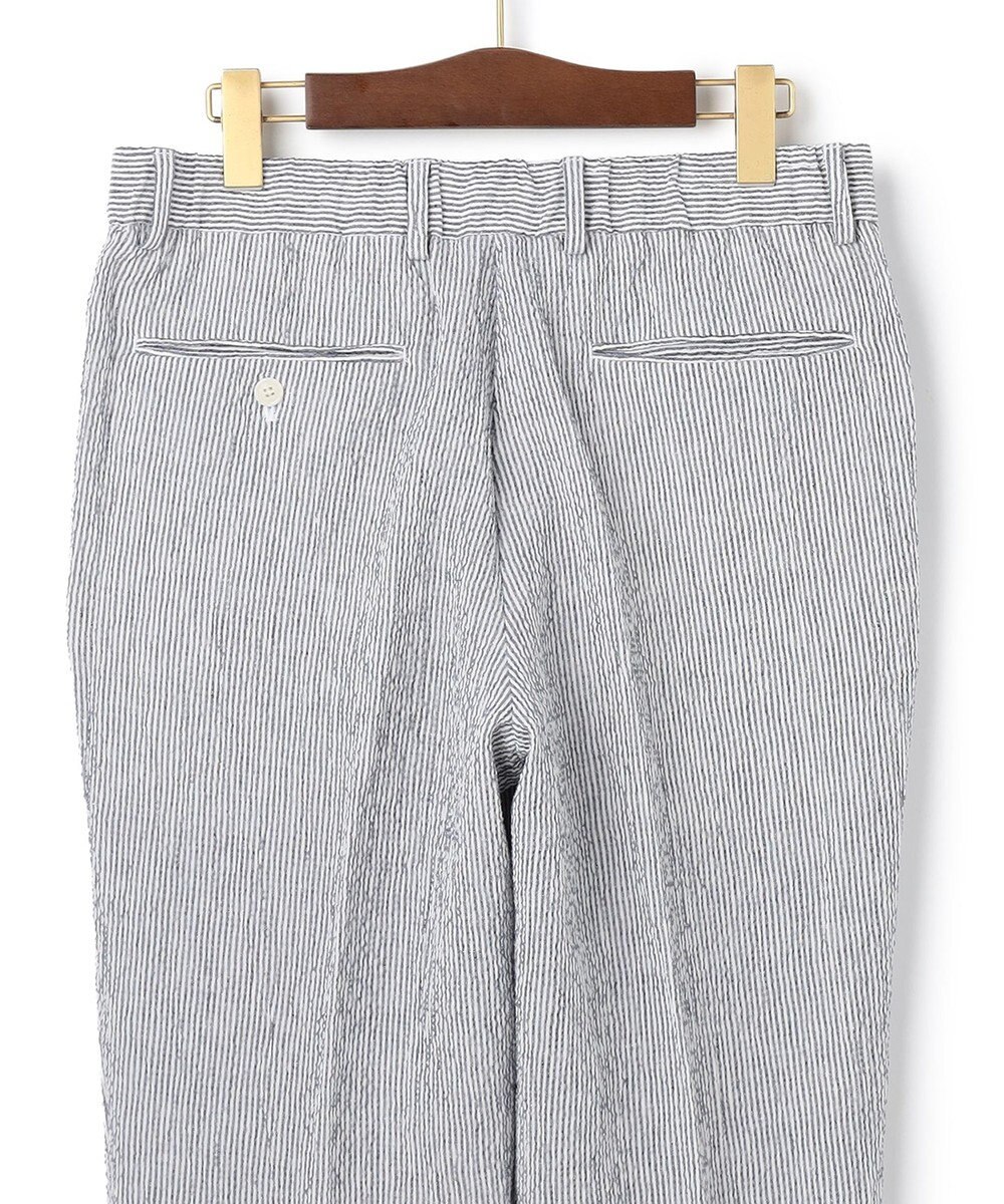 J.PRESS MEN ストレッチリネンサッカー パンツ 