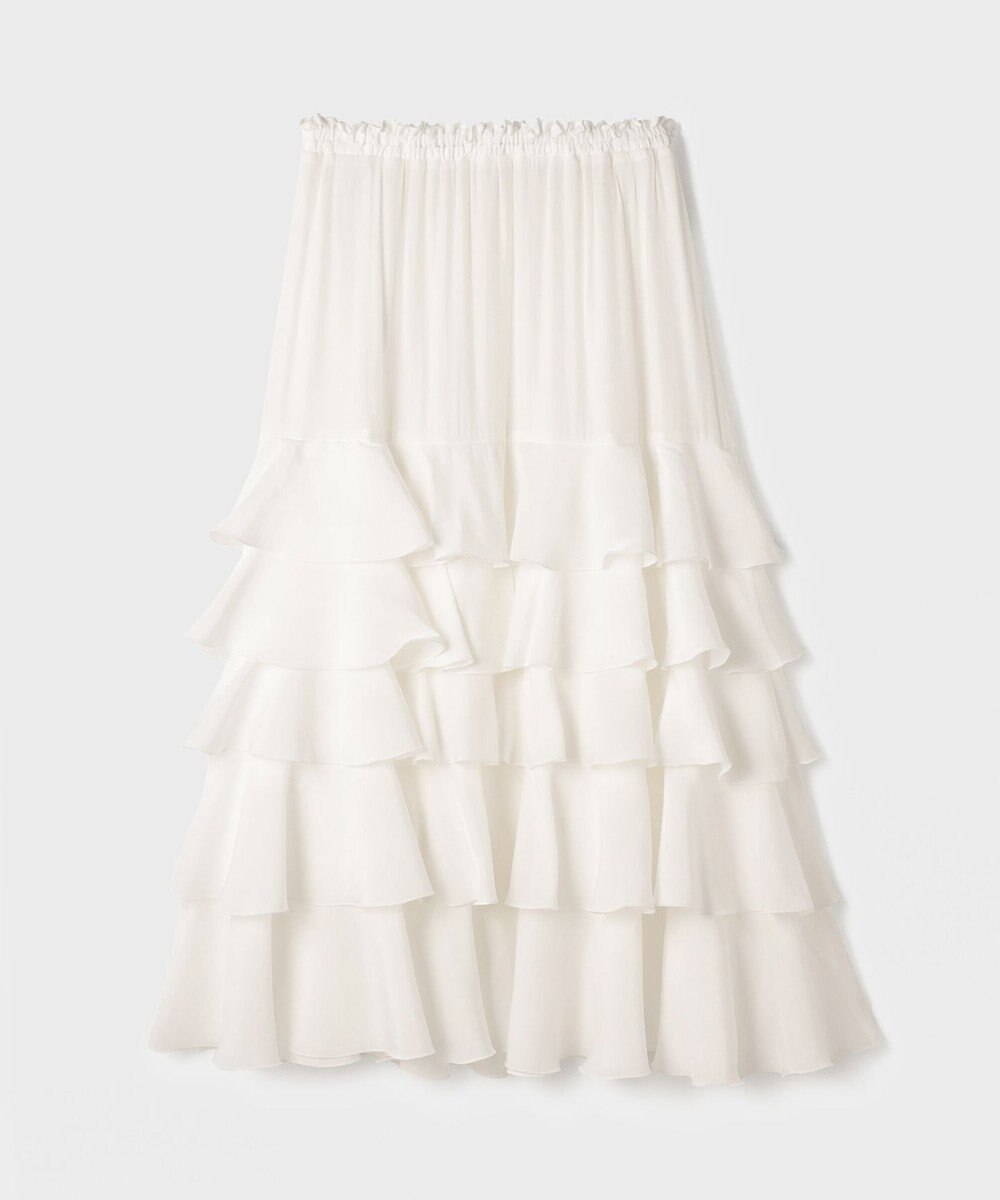 GRACE CONTINENTAL ティアードフリルスカート 