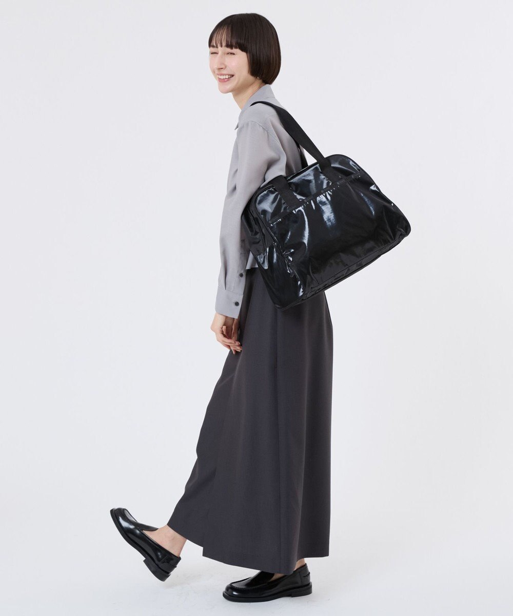 LeSportsac SMALL CARRYALL DUFFLE/ブラックシャイン 